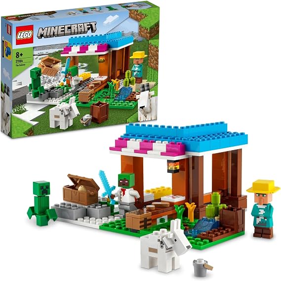 LEGO Minecraft, Bakery, 21184, Toy Blocks, Present, Video Game, Boys, Girls, Ages 8 and Up