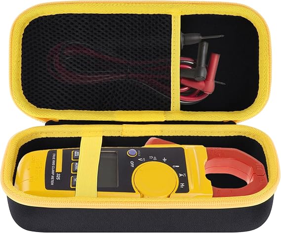 Storage Case Compatible with Fluke 323/324 / 325/302 / 303/305 Digital Clamp Meter Multimeter AC-DC TRMS