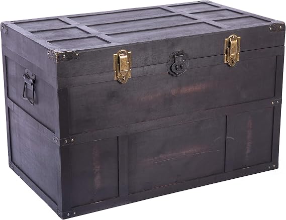 Vintiquewise(TM) Old Cedar Style Large Chest