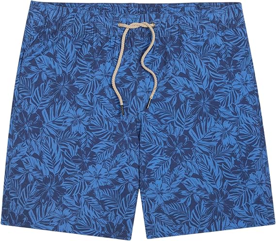 Fair Harbor Bayberry Trunk Men's Swim Suits with Liner, 7-inch Inseam Anti-Chafe Classic fit Swim Trunks