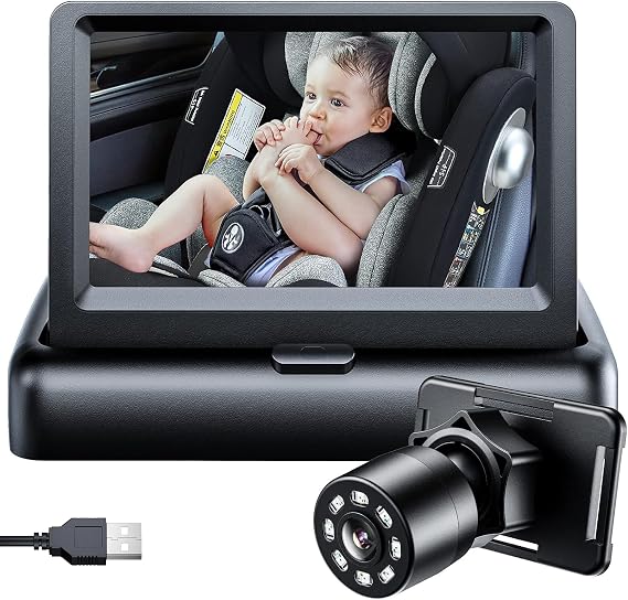 Itomoro Baby Car Camera, USB Powered, Easy Install, 1080p Clear View