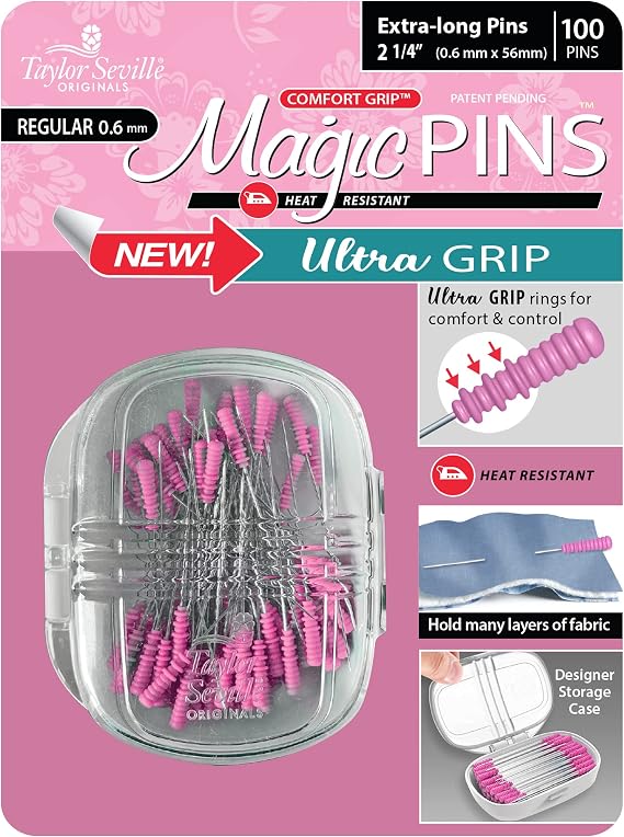 Taylor Seville Magic Pin Ultra Grip Extra Long Regular 100pc