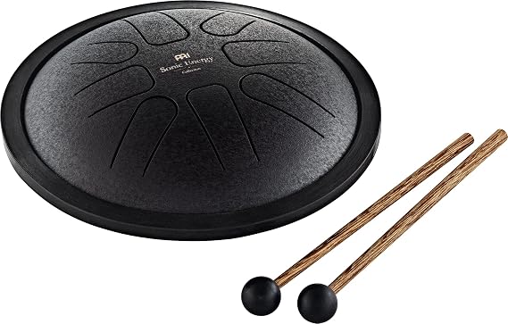 Meinl Sonic Energy Steel Tongue Drum 8 Notes 7" with Mallets, Bag Sound Healing Instrument for Musical Education, Meditation, ASMR, Yoga