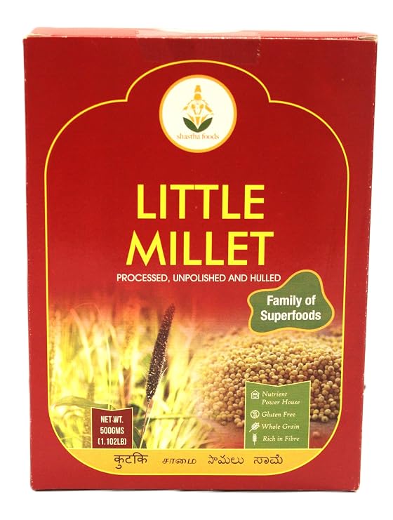 Shastha Little Millet (Pack of 6) Each Pkt 500 Gms (T-B)