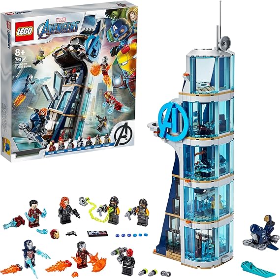 LEGO Marvel Avengers 76166 - Struggle at the Tower Construction Set