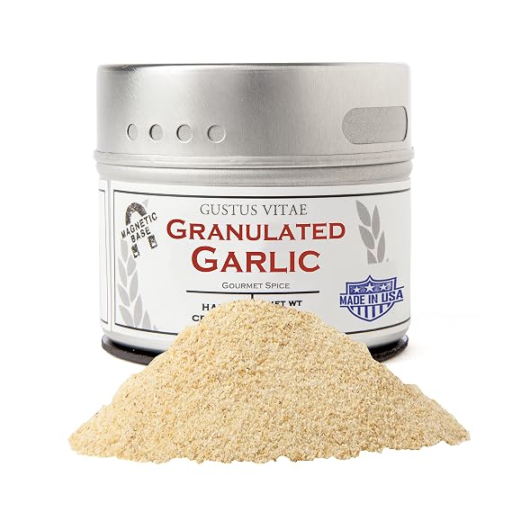 Gustus Vitae | Granulated Garlic | All Natural Small Batch Dried Herb Spice