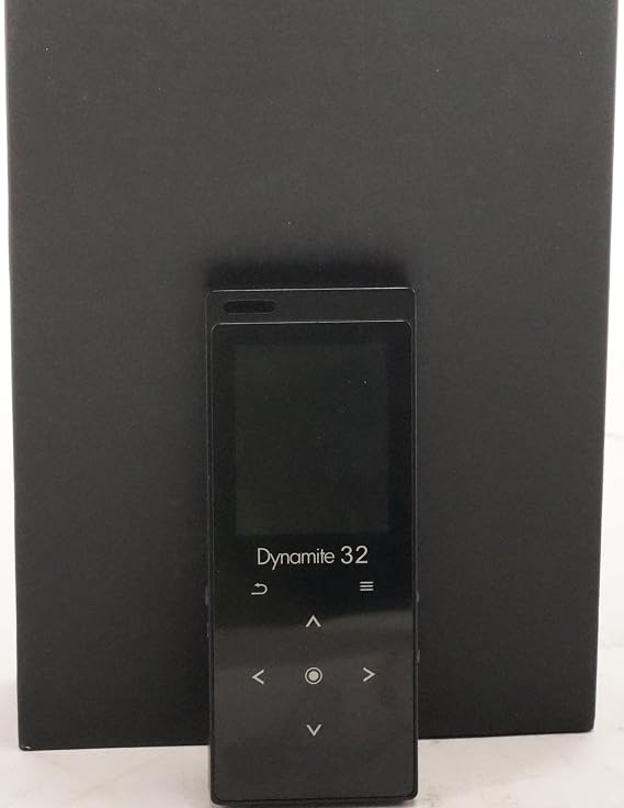Dynamite 32GB Kosher MP3 Player (Black) | Bluetooth, Touchscreen, Voice Recorder