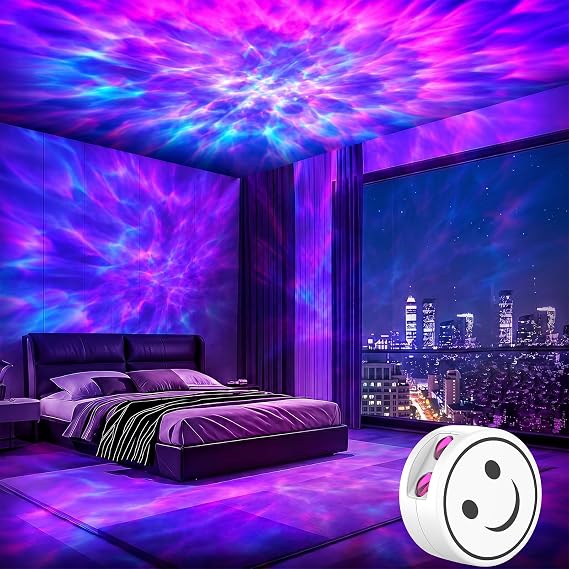 Galaxy Projector Night Light Lamp for Kids Bedroom