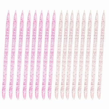 200 PCS Nail Stick Double Sided Multi-Use Cuticle Pusher Sticks Christmas Cuticle Pusher Bulk Nail Care Sticks Cuticle Manicure and Pedicure Tool for Eyebrow Fingernail Cleaning Facial Hair Removal