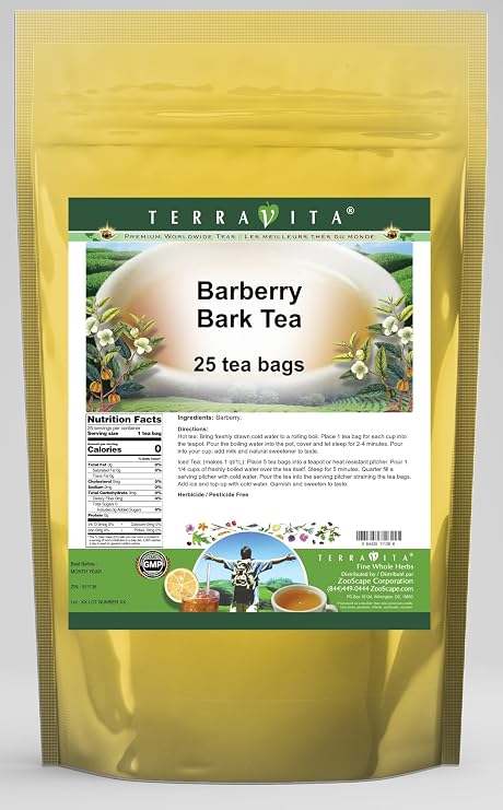 Barberry Bark Tea (25 tea bags, ZIN: 511136)