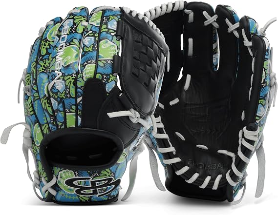 Boombah Baseball Fielding Glove B7 B Web - Graffiti Baseball Print - Multiple Sizes