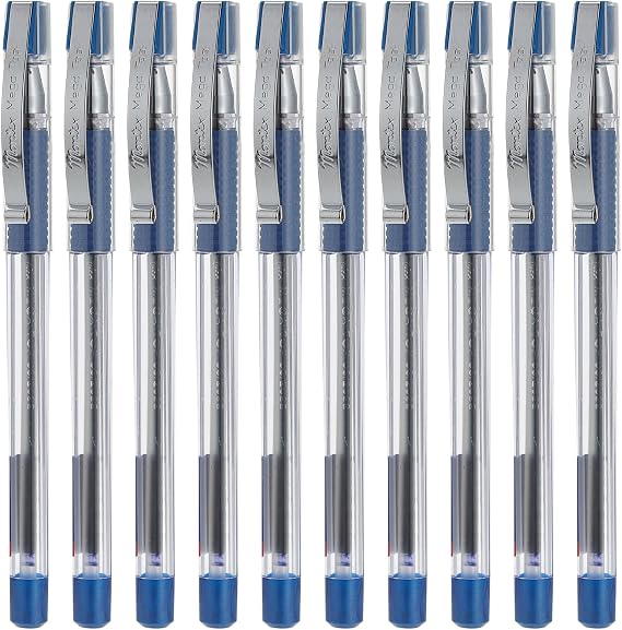 Montex Mega Top Blue Ball Point Pen (10pcs)