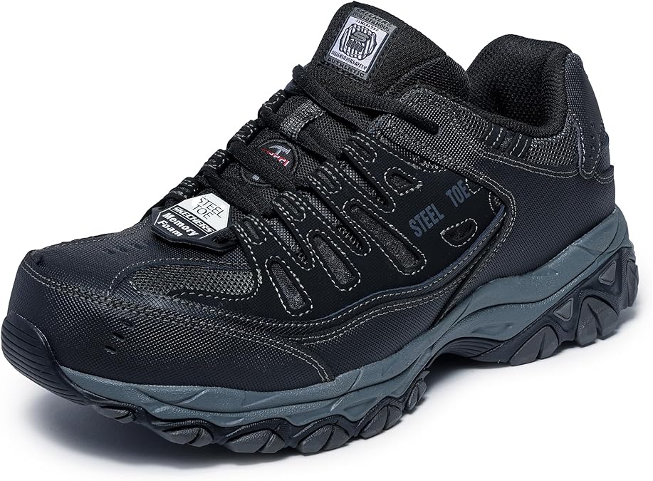 Skechers Men's Cankton Steel Toe Lace Up