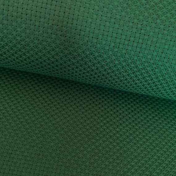 14CT Aida Cloth Embroidery Cross Stitch Fabric, Forest Green, W59 x L39