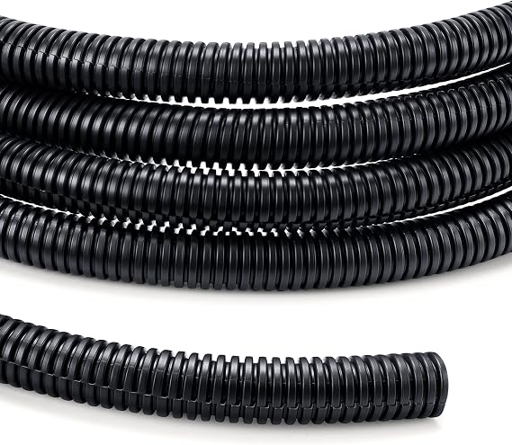 Wire Loom 3/8 inch 10ft, Split Loom, Outdoor Cord Protector