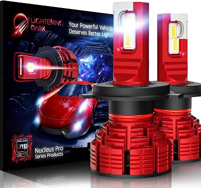 9003 Fog, 800% Brighter Extremely Bright 6500K Xenon White Nucleus Pro with Cooling Fan