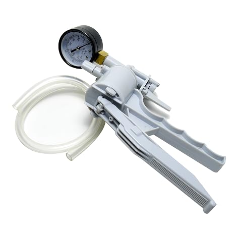 Lab Hand-held Vacuum Pump,Handle Vacuum Pressure Suction Pumps Hand-Operated Max Approx 550mm Hg