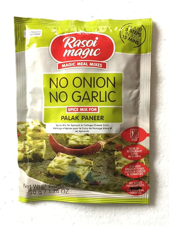 Rasoi Magic No Onion No Garlic Spice Mix for Palak Paneer - 50 g.