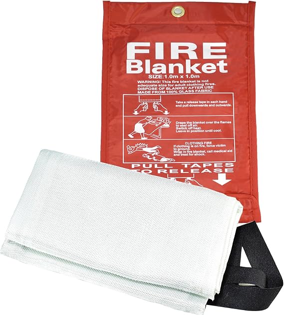 RIVERWELD Fire Blanket for Home Kitchen Emergency Fire Suppression 40"x40"