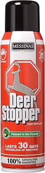 Deer Stopper Garden Animal Repellent - Safe & Effective, All Natural Food Grade Ingredients; Repels Deer Elk, and Moose; Ready to Use, 15 oz. Spray Can