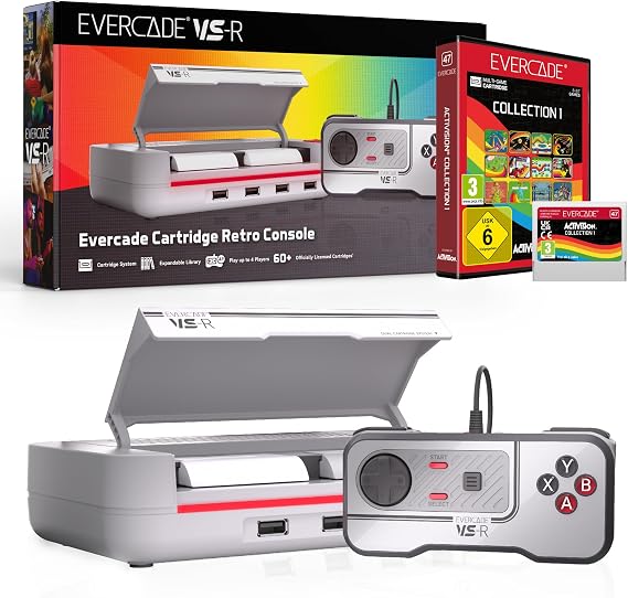 Blaze Evercade VS-R Solo & Activision Collection 1 Cartridge (Bundle)