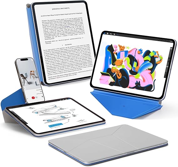 MOFT Dynamic Folio Case for iPad Pro 11 Inch M5 2025 & M4 2024 | 20+ Viewing Angles | Unltr-Thin | Slim | Seamless Snap-on | Magnetic Stand | Portable |Two Tone | Auto Wake/Sleep