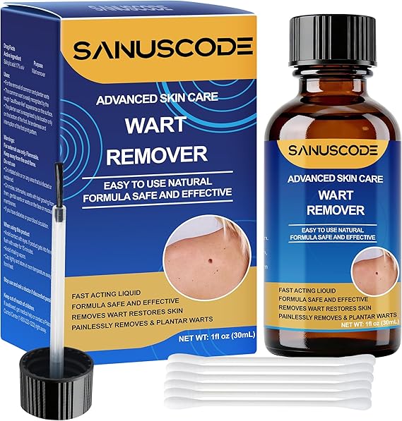 30ml Wart Freeze Removal Liquid,Fast-Acting for Warts,Corns and Calluses with Precision Brush,Verruca Treatment Remove for Plantar and Common Warts,Flat Warts for Feet and Hands