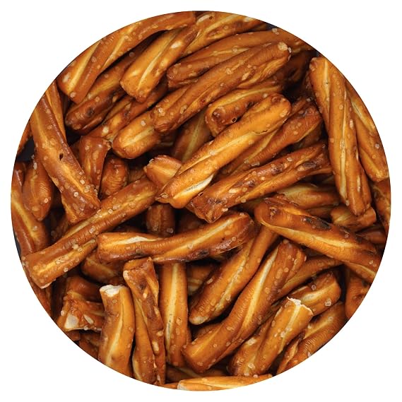 Butter Braided Pretzel Sticks, 2 Pound Bulk Bag, Hampton Distribution