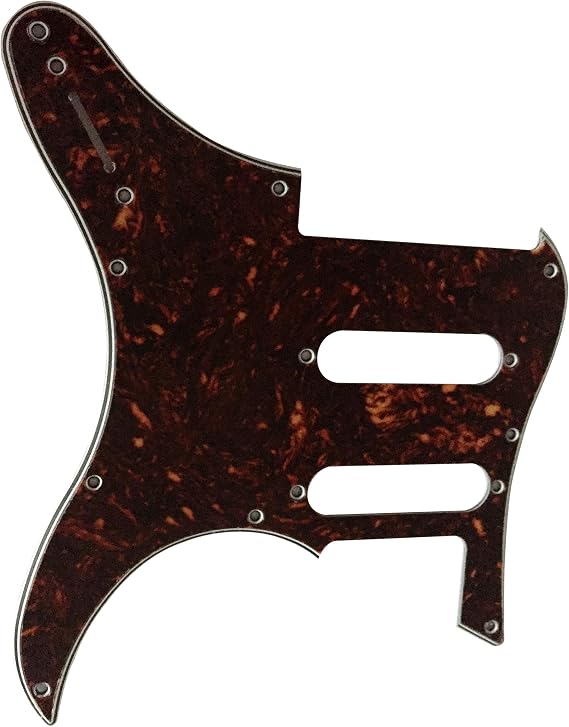 Guitar Parts For Yamaha Pacifica 112V Guitar Pickguard (4 Ply Brown Tortoise)