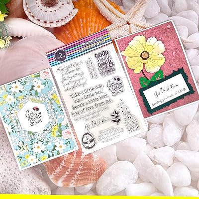 1pc Get Well Soon Stamps Sympathy Sentiments for Paper Craft Handmade Card Making Greeting Cards Decoration Alina Craft Art Stamp