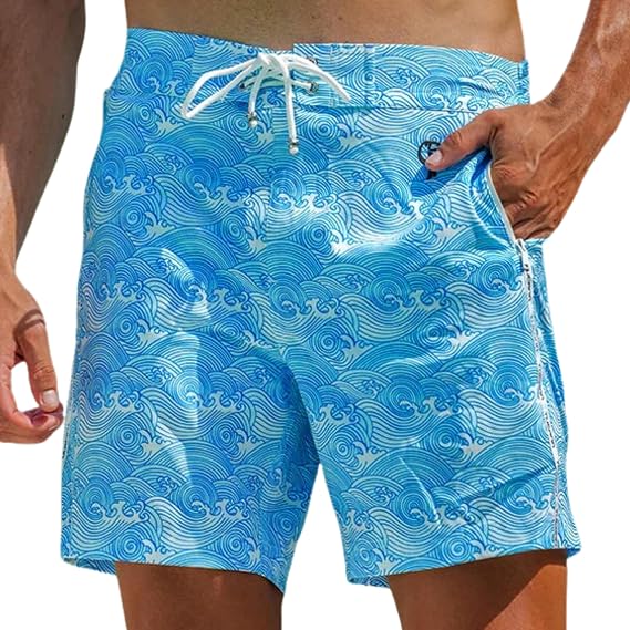 Tucann Men's Trunks 7" Compression Liner Quick Dry Chlorine Resistant | Zipper Pocket - 4 Way Stretch Swim Shorts for Men