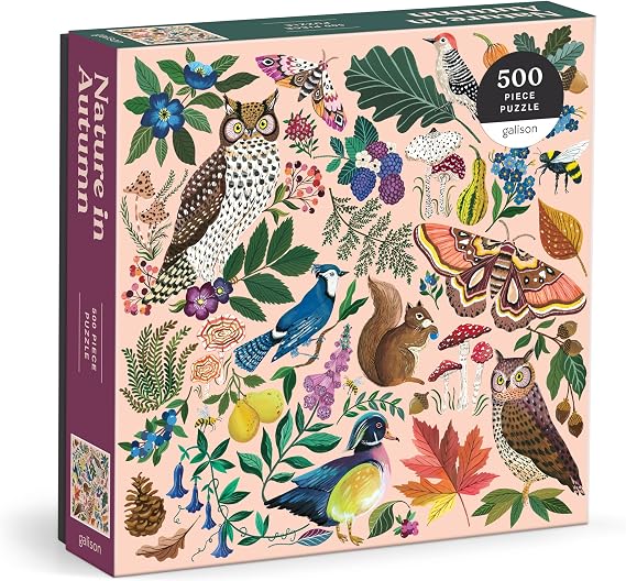 Galison - Nature in Autumn 500 Piece Jigsaw Puzzle for Adults