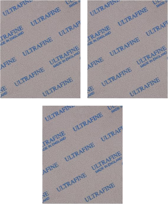 Made with Soft Pads Sanding Sponge Sanding polishing Wet Dry Foam Washable Reusable fine grit Fast Cutting Grain Size (3 Pieces_02601 softpads, Grain 1000 Ultrafine)