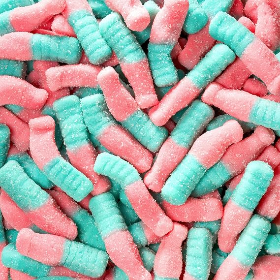 Smarty Stop Sour Cola Bottle Gummy Candy (1 Pound (Pack of 1), Large Bubble Gum)
