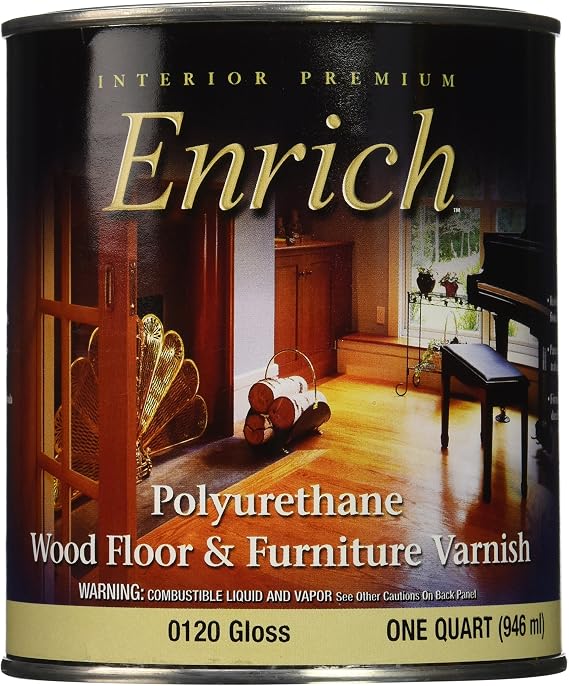 True Value 0120-QT Enrich Gloss Polyurethane Varnish 1 Quart