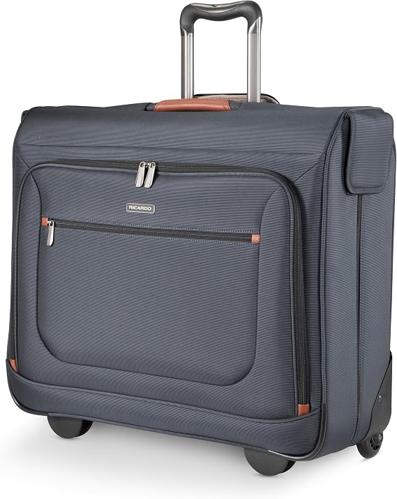 Ricardo Beverly Hills Montecito 3.0 Softside Rolling Garment Bag, Suitcases with Wheels, Checked Luggage, 24-inch