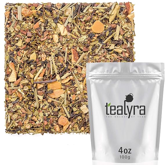 Tealyra | Wonder Ayurvedic Chai Wellness Loose Leaf Tea, 100g (3.5 oz)