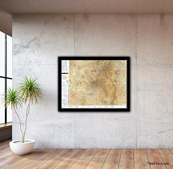 FAA Chart: VFR Sectional Denver SDEN (Current Edition). Art Print Quality, Suitable for Framing. Current Edition Printed on Demand. Ships Rolled - Not Folded.