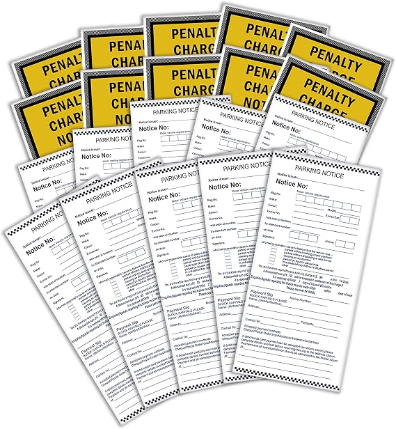 Fool Your Friends with Fake Parking Tickets in Real Holders - Hilarious 10 Pack Prank for Warden Jokes