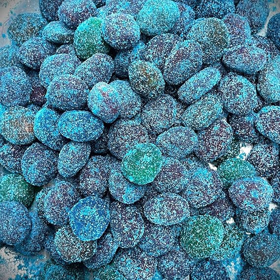 11 OZ - Sour Blue Raspberry Gushers Extremely Sour, Best Sour Gushers Gummies, Irresistible Extra Sour Tiktok Viral Gummy Candy, Intense Sour Flavor Blue Razz Gummy Treats