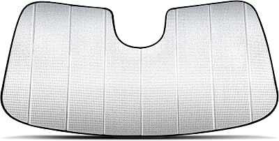 Custom Fit Windshield Foldable Sunshade for 2020 2021 2022 2023 2024 2025 Cadillac CT5 Sedan, Compact Sun Shade Block UV Rays Visor Protector Folding Dual-Purpose Made in USA