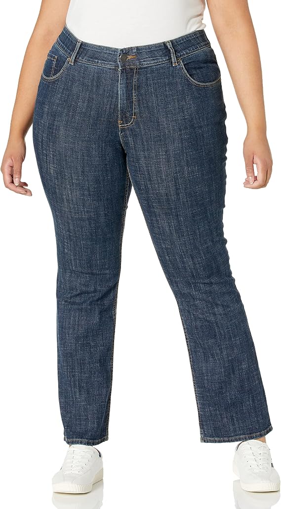 Riders Womens Plus Size Stretch No Gap Waist Bootcut Jean