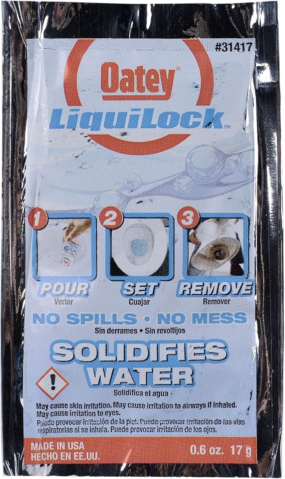 Oatey 31417 0.6 oz Liquilock Gel for Toilet Removal