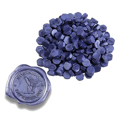 Premium Sapphire Sealing Wax Beads 1 Pound Bulk Saver Pack-Over 3000 Beads for Wax Seal Stamps, Letter Sealing & Wedding Invitations