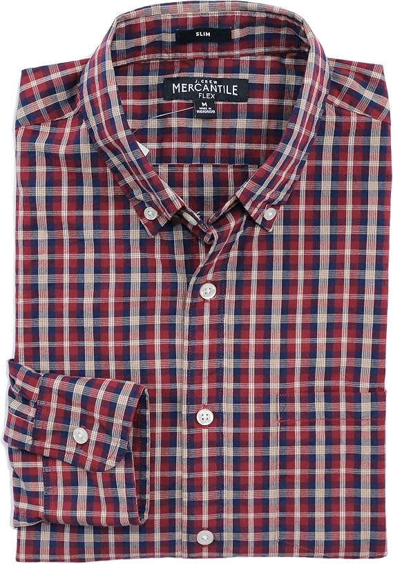 J.Crew Mercantile Men's Slim Fit Flex Washed Shirt