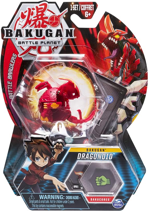 Bakugan, Dragonoid, 2-inch Tall Collectible Transforming Creature, for Ages 6 and Up