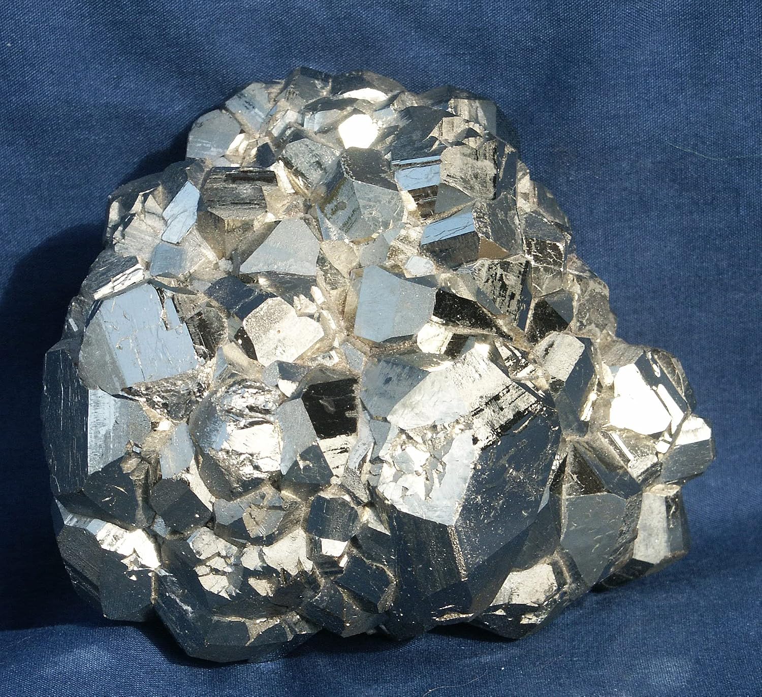 High Grade Two Sided Iron Pyrite Crystal Cluster, T1.8
