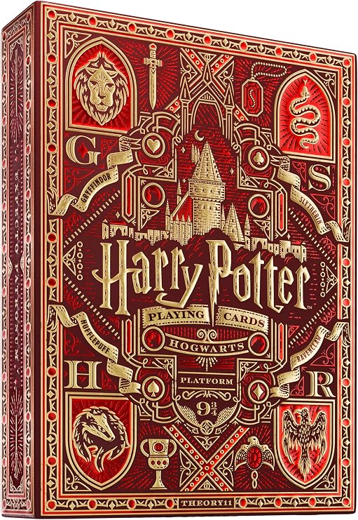 theory11 Harry Potter Playing Cards Red Gryffindor