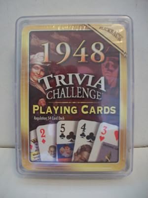 Flickback 1948 Trivia Playing Cards: Happy Birthday Gift