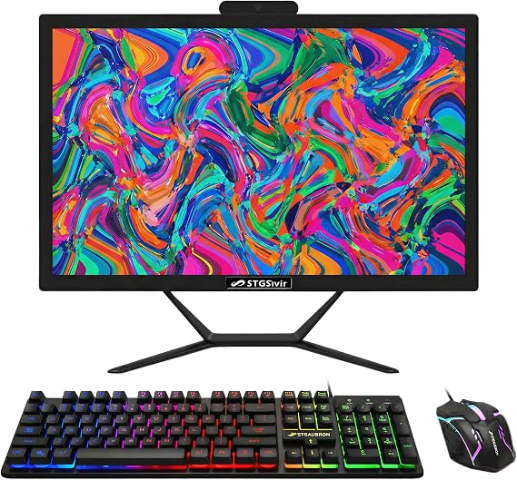 STGSivir All in One Computer PC,21.5" FHD Display,Core i5,16G RAM,512G SSD